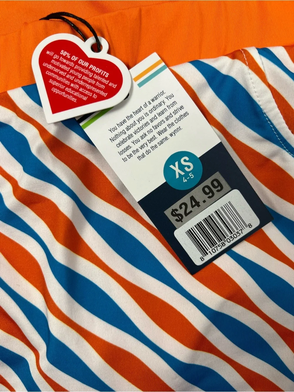 Golf Outfit Girls Small 5-6 Skort And Polo Shirt Orange Blue Performance NWT